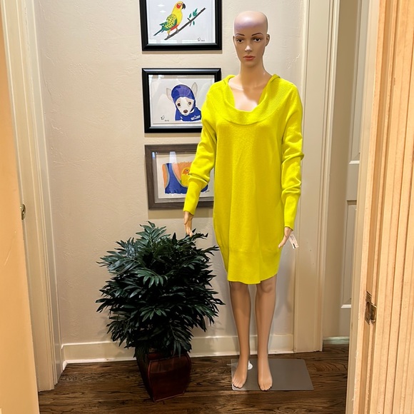 Magaschoni Dresses & Skirts - Magaschoni "Citron" Sweater Dress - NEW